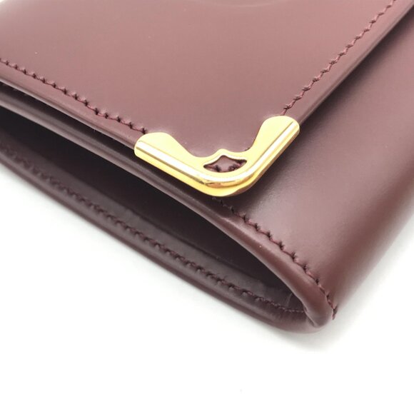 Cartier Burgundy Coin Wallet - Picture 7 of 10